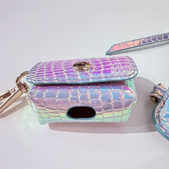 Bandolier Iridescent Zip Pouch and AirPod case - NWOT - Picture 6 of 11